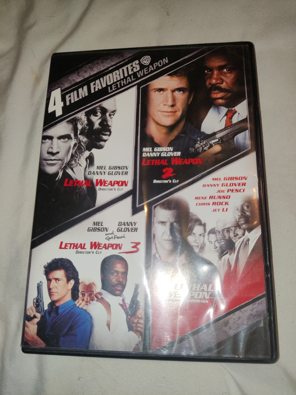 Lethal Weapon 4-Film DVD Collection - White/Black/Red Cover